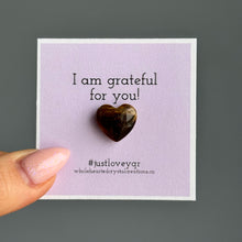 Valentine's Day Affirmation & Gratitude Heart Stone Set