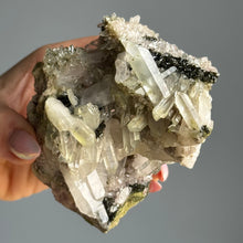 Epidote + Chlorite in Quartz Specimen #13