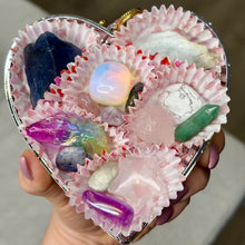 Heart Box of Crystals / Valentines Day / Love Day