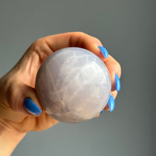 Blue Rose Quartz Sphere Specimen