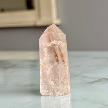 Pink Lithium Quartz (Rare) Crystal Tower Specimen PLQ#10