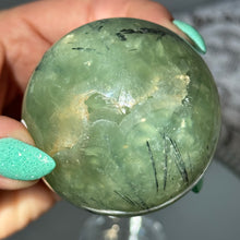 Prehnite with Epidote Polished Sphere Specimen (PS60)
