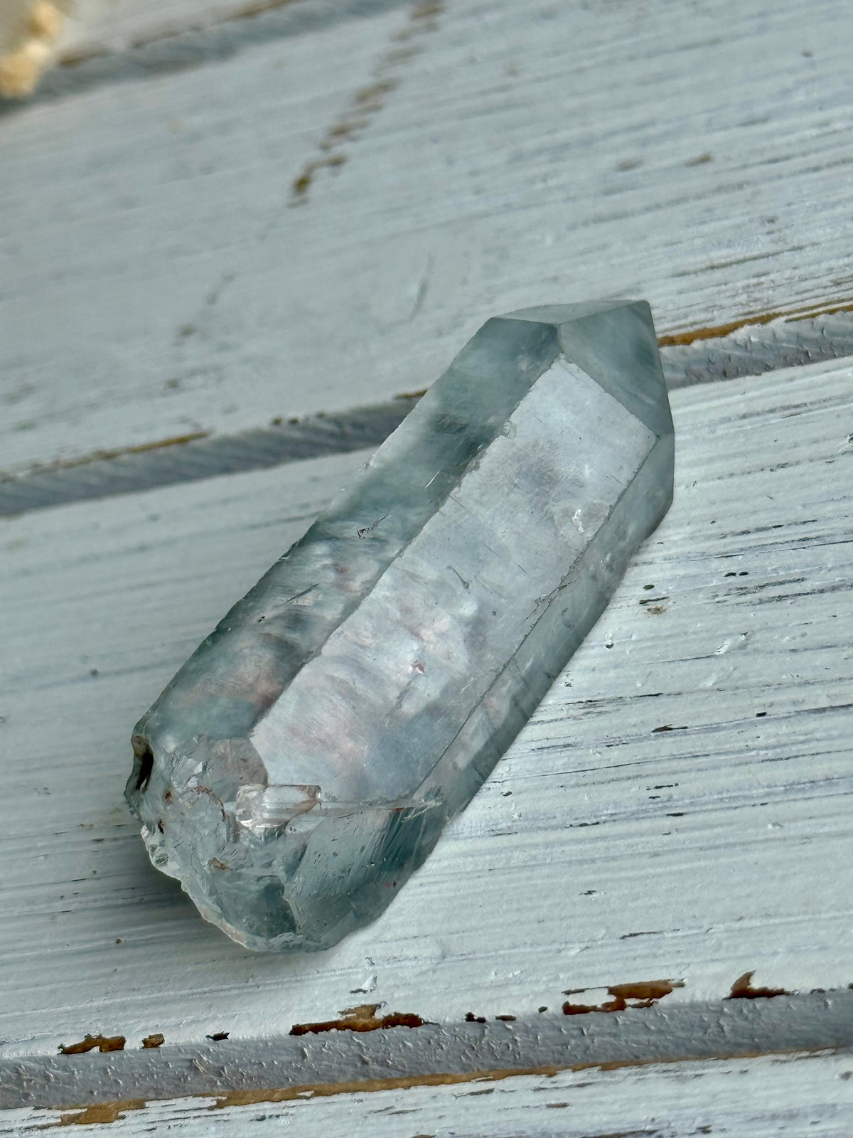 Blue Tara Quartz Crystal Specimen – Wholehearted Crystal Creations