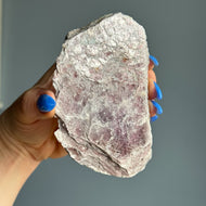 Lepidolite Purple Mica Crystal Specimen – Wholehearted Crystal Creations