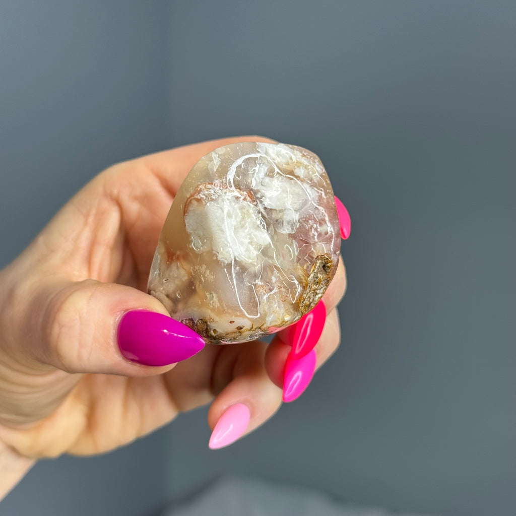 Flower Agate Crystal Specimen – Wholehearted Crystal Creations