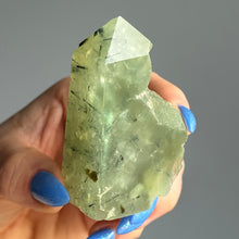 Prehnite with Epidote Crystal Tower Specimen – Wholehearted Crystal Creations