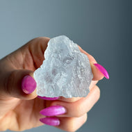Blue Fluorite Etched Crystal Specimen – Wholehearted Crystal Creations