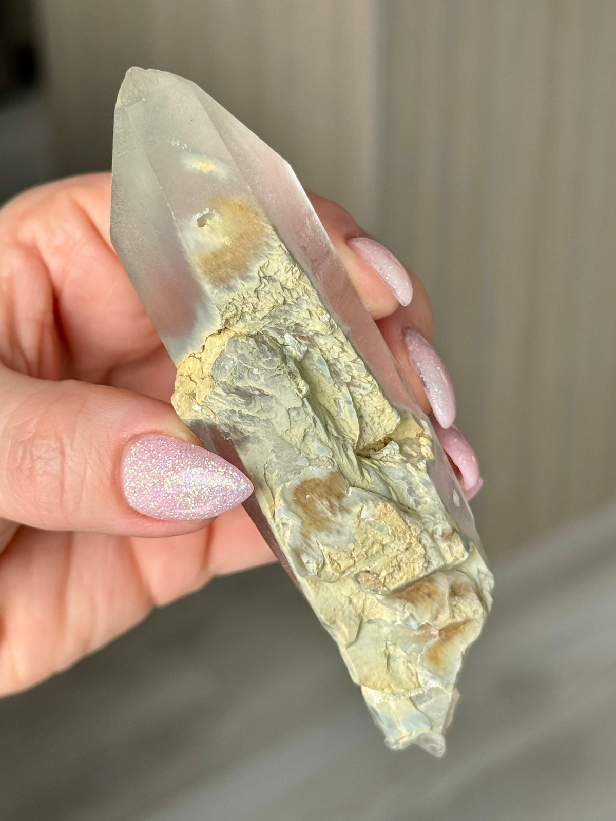 Blue Tara Quartz Crystal Specimen – Wholehearted Crystal Creations