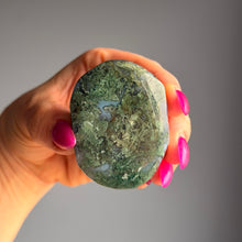 Moss Agate Palm Stone Specimen (MA30) – Wholehearted Crystal Creations
