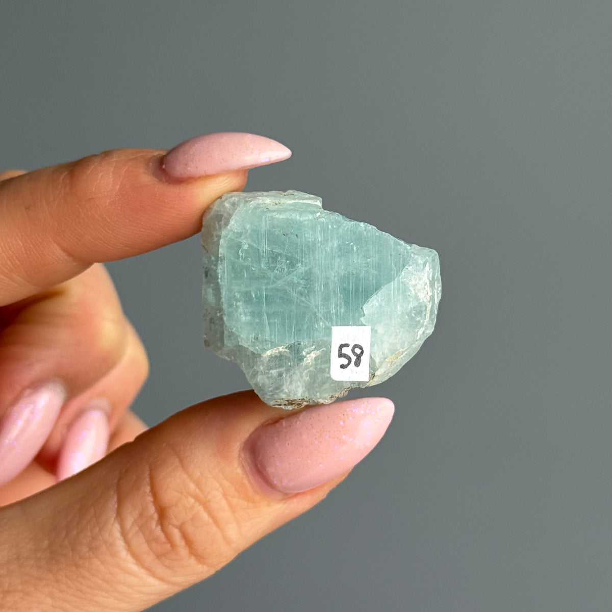 Aquamarine Beryl Crystal Specimen – Wholehearted Crystal Creations