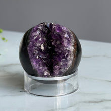 Amethyst Druzy Geode Sphere Specimen