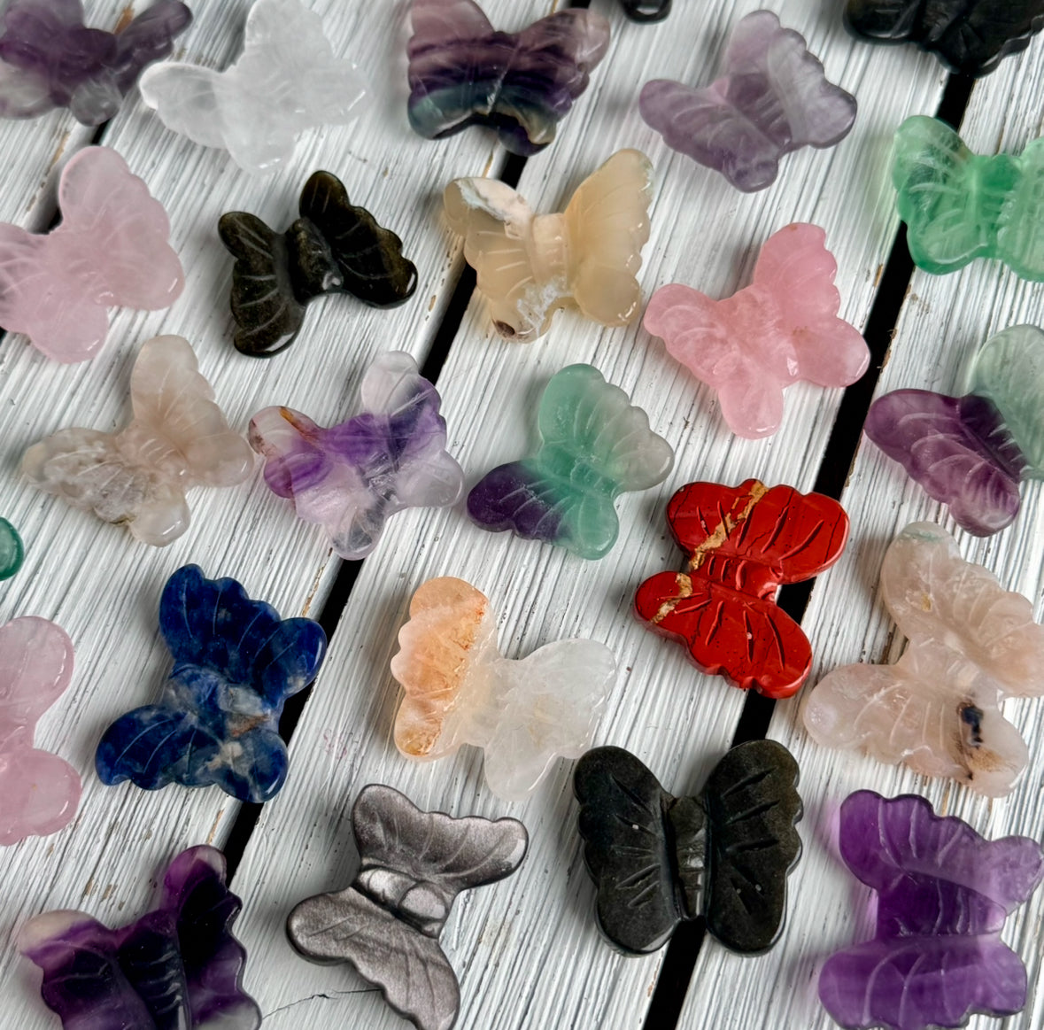 Mystery Butterfly Carving Crystal Specimen – Wholehearted Crystal Creations