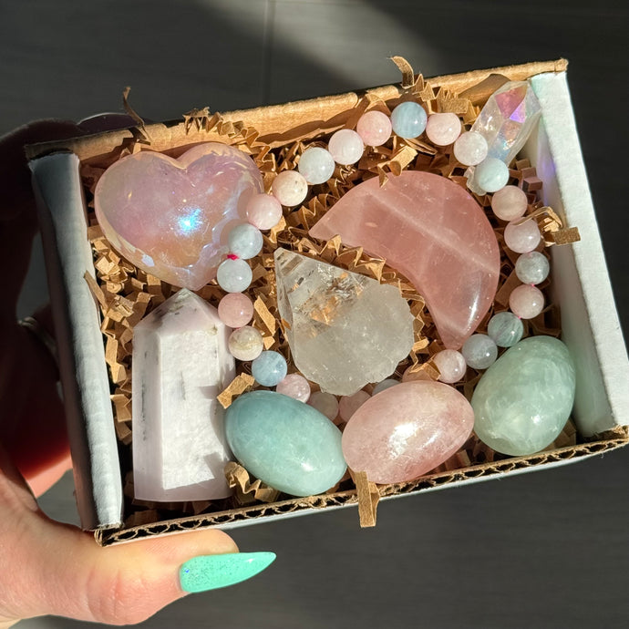 Pastel Crystal Specimen Gift Set
