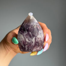 Lepidolite & Pink Tourmaline (Unicorn Stone) Flame Freeform