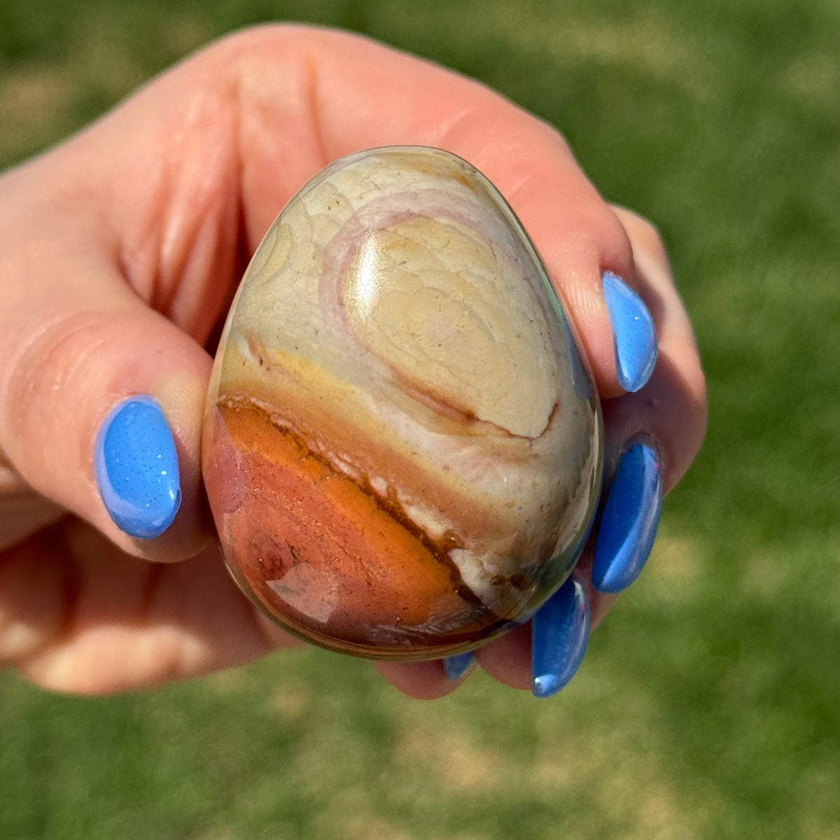 Polychrome Jasper Egg Carving Crystal Specimen – Wholehearted Crystal Creations