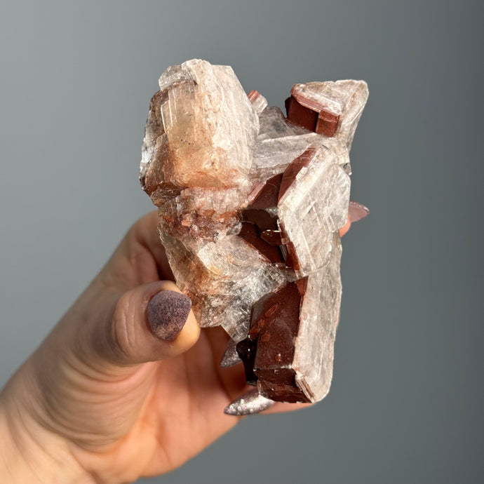 Chocolate Hematoid Calcite Specimen