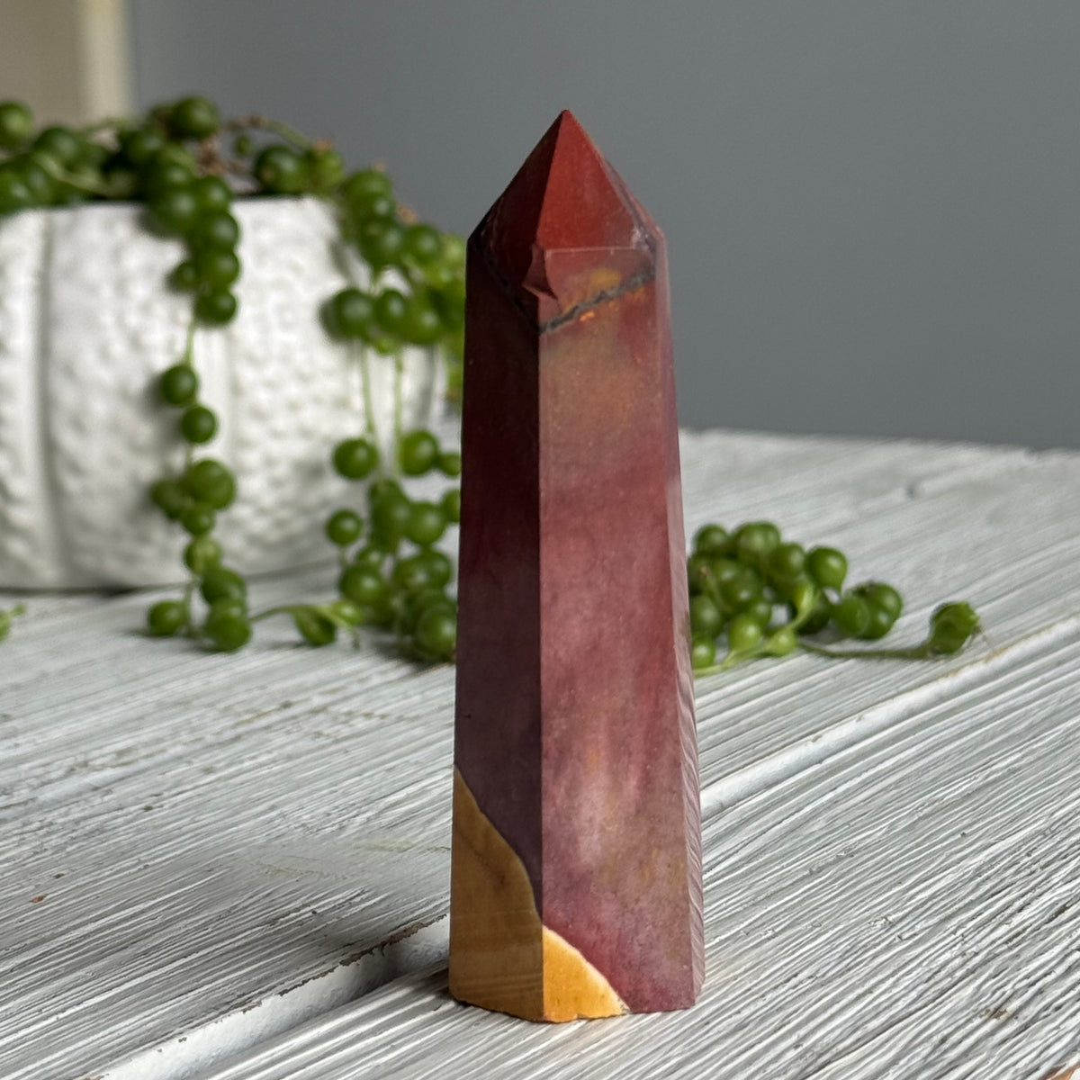 Mookaite Jasper Tower Specimen – Wholehearted Crystal Creations