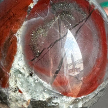 Bloodstone Jasper Polished Crystal Sphere Specimen