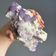 Purple Cubic Stepped Fluorite Specimen
