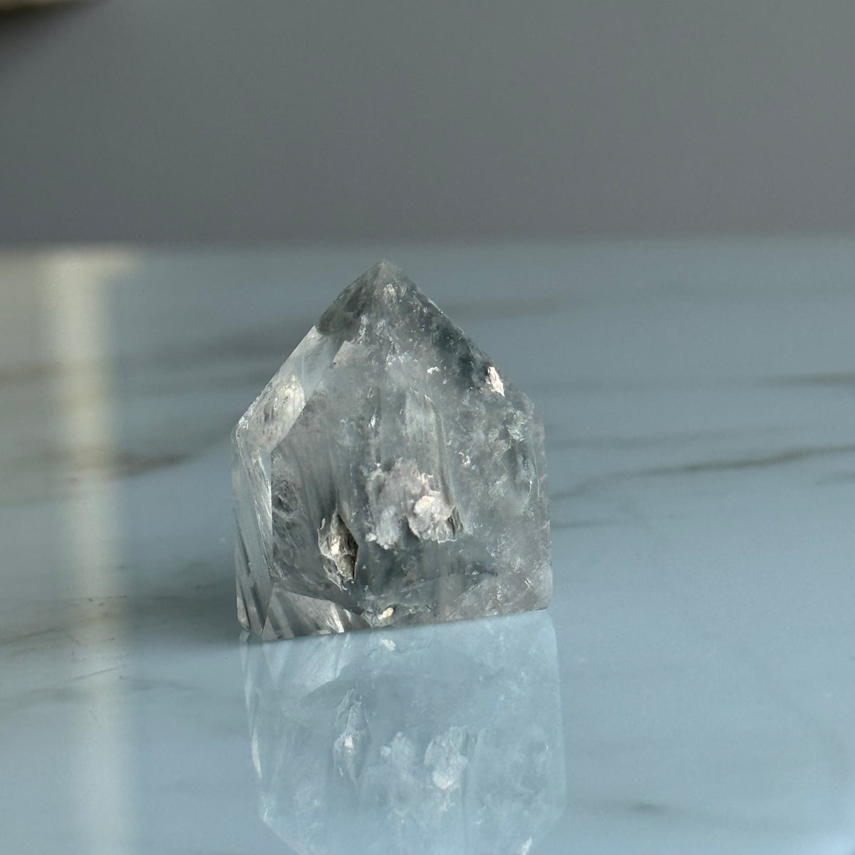 Blue Tara Quartz Crystal Specimen – Wholehearted Crystal Creations