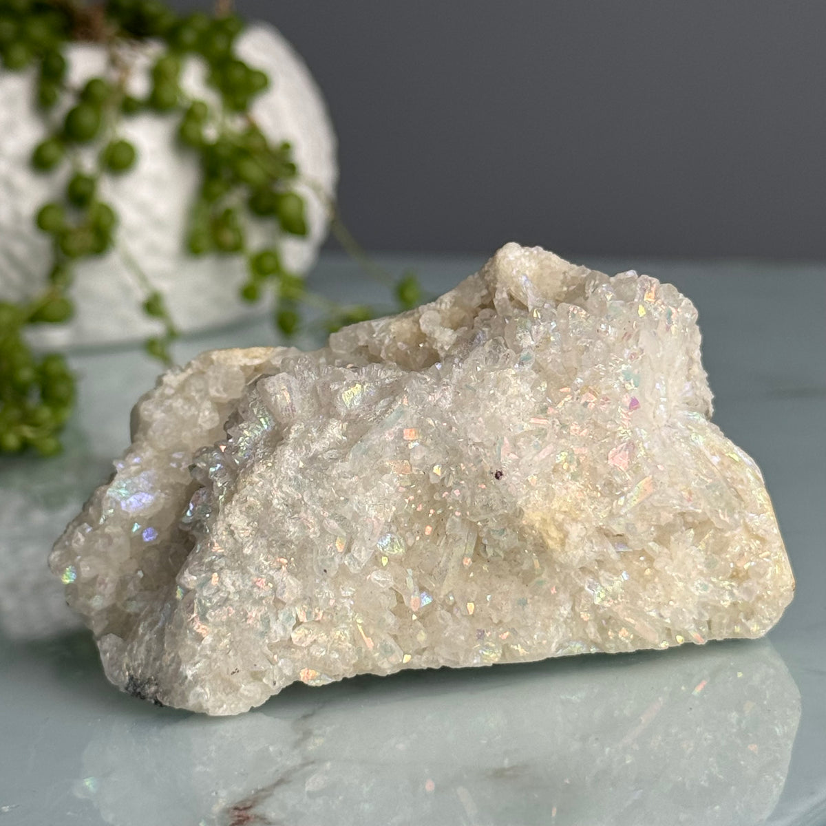 Angel Aura Quartz Cluster Specimen