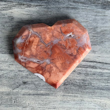Pink (Cotton-Candy) Agate Heart Crystal Specimen