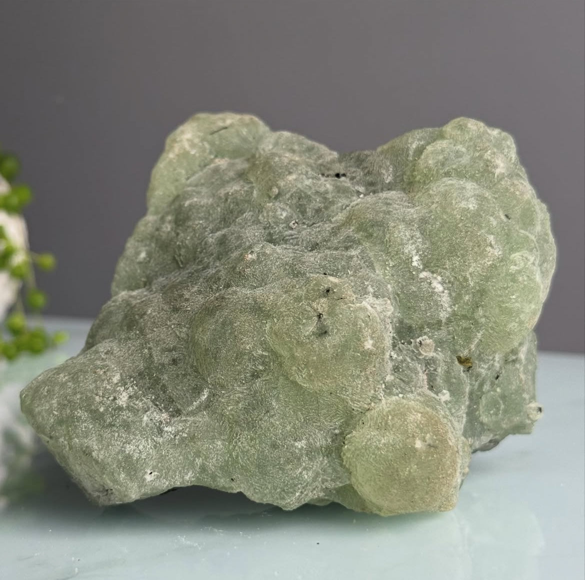Prehnite Raw Botryoidal Crystal Specimen – Wholehearted Crystal Creations