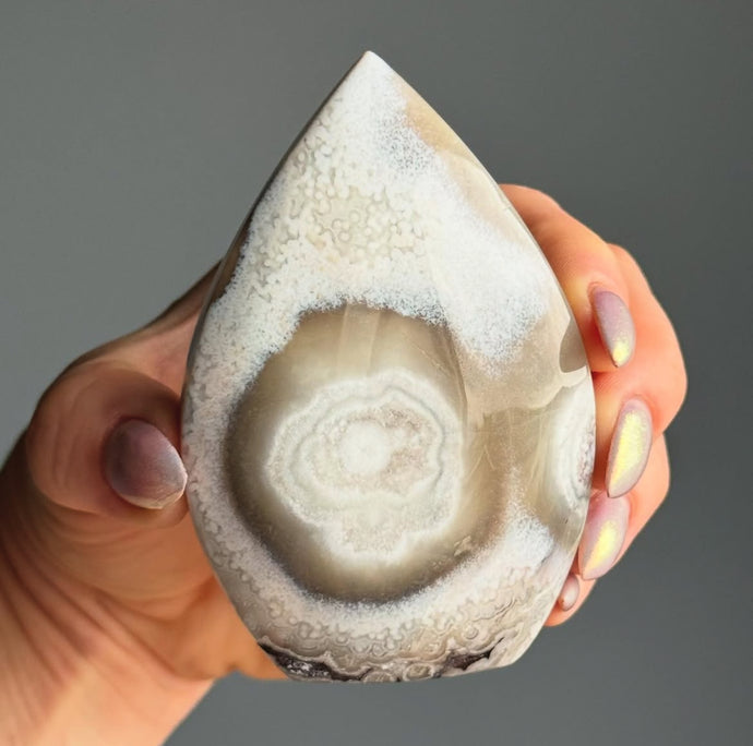 Banded Agate (Mexican) Flame Specimen