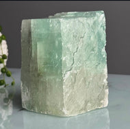 Green Calcite Natural Formation Cube Crystal Specimen – Wholehearted Crystal Creations