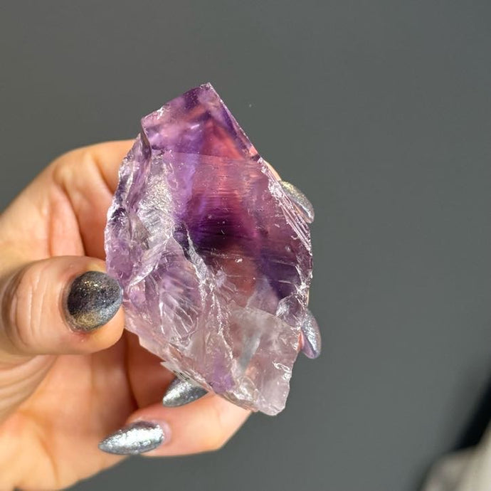 Amethyst Phantom Crystal Specimen – Wholehearted Crystal Creations