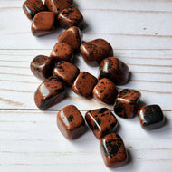 Mahogany Obsidian Small Tumbled Pocket Stone Specimen – Wholehearted Crystal Creations