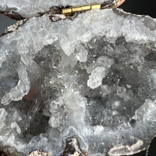 Agate Druzy Geode jewelry box specimen (G1)