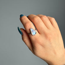 Rainbow Moonstone Ring