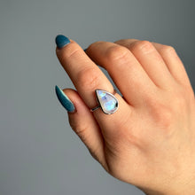 Rainbow Moonstone Ring