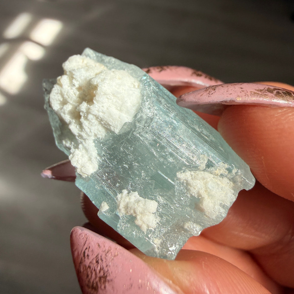 Aquamarine Beryl Specimen #AQ9 – Wholehearted Crystal Creations