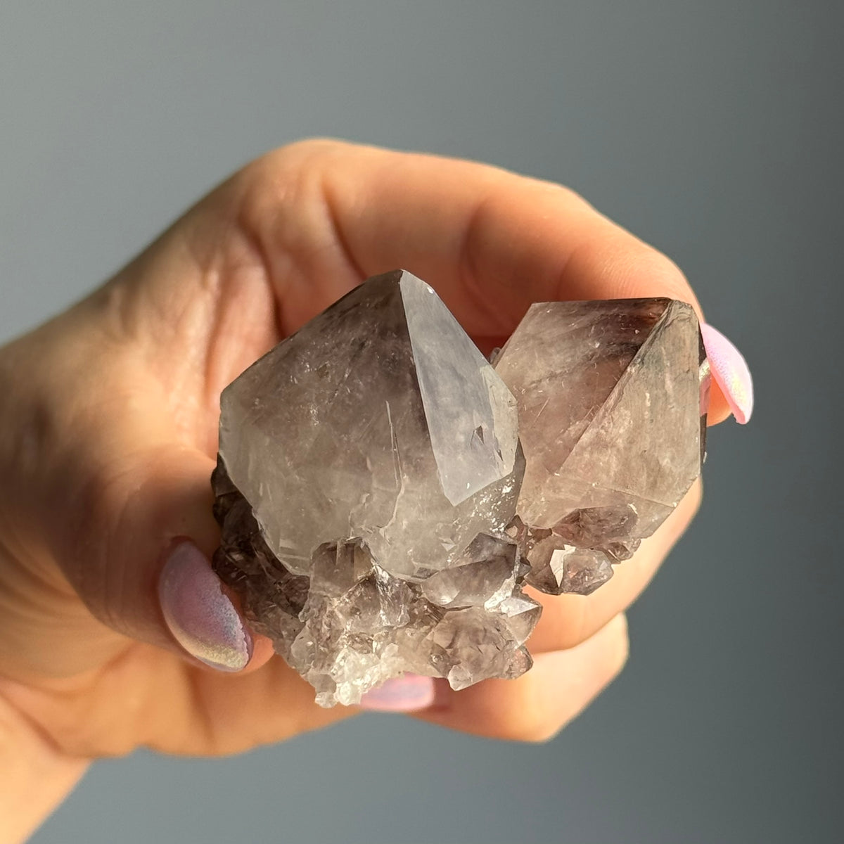 Smoky Amethyst Spirit Quartz Raw Crystal Specimen – Wholehearted Crystal Creations