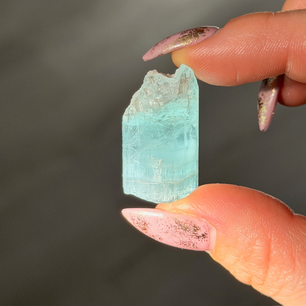 Aquamarine Beryl Specimen #AQ9 – Wholehearted Crystal Creations