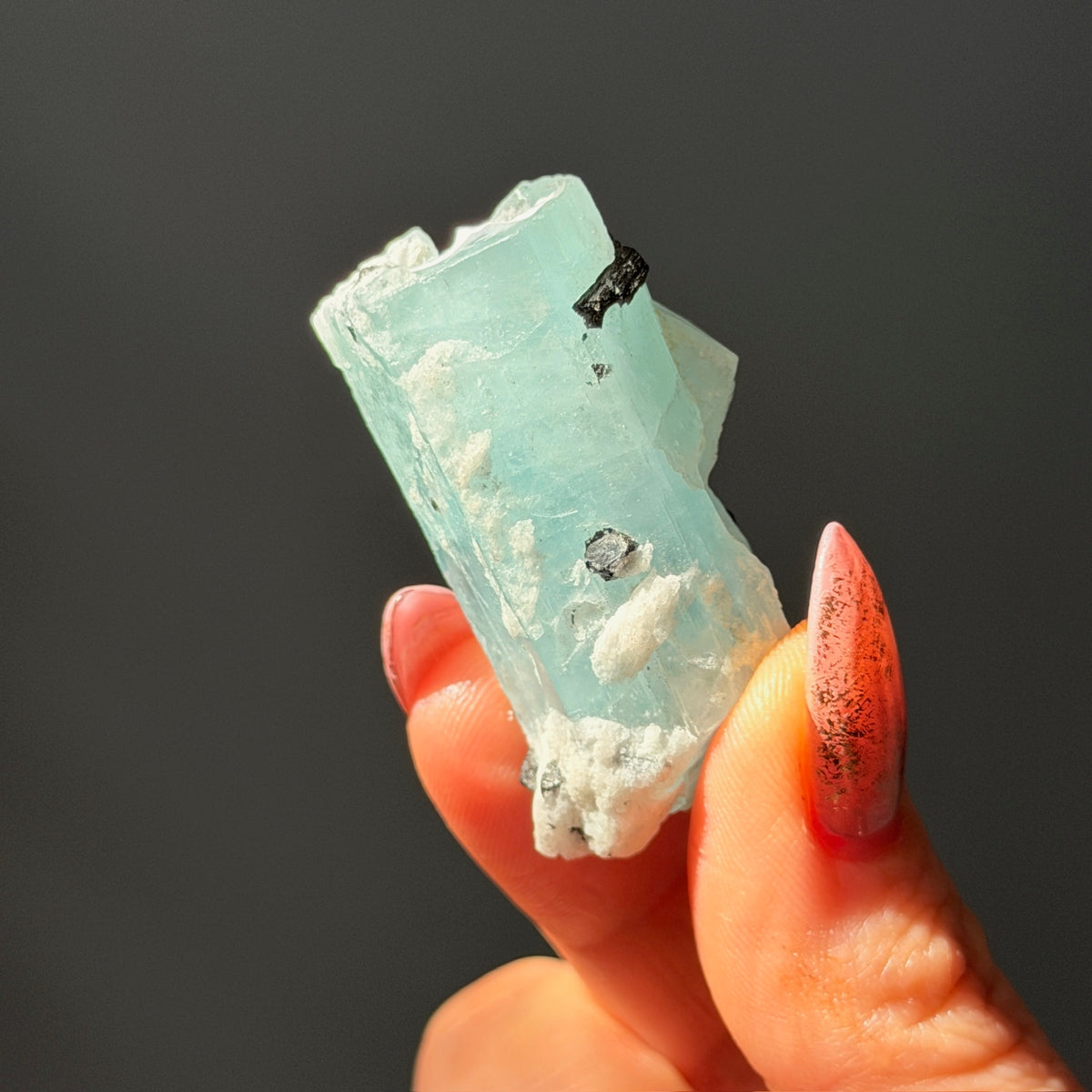 Aquamarine Beryl Specimen #AQ10 – Wholehearted Crystal Creations