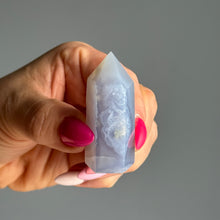Blue Lace Agate Chalcedony Tower Crystal Specimen – Wholehearted Crystal Creations