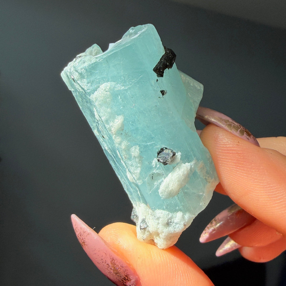 Aquamarine Beryl Specimen #AQ10 – Wholehearted Crystal Creations