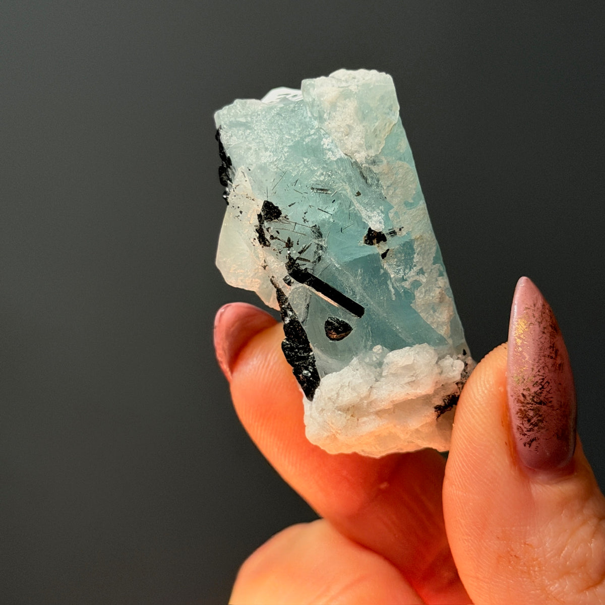 Aquamarine Beryl Specimen #AQ10 – Wholehearted Crystal Creations