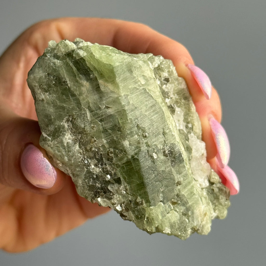 Rare Diopside Raw Crystal Specimen – Wholehearted Crystal Creations
