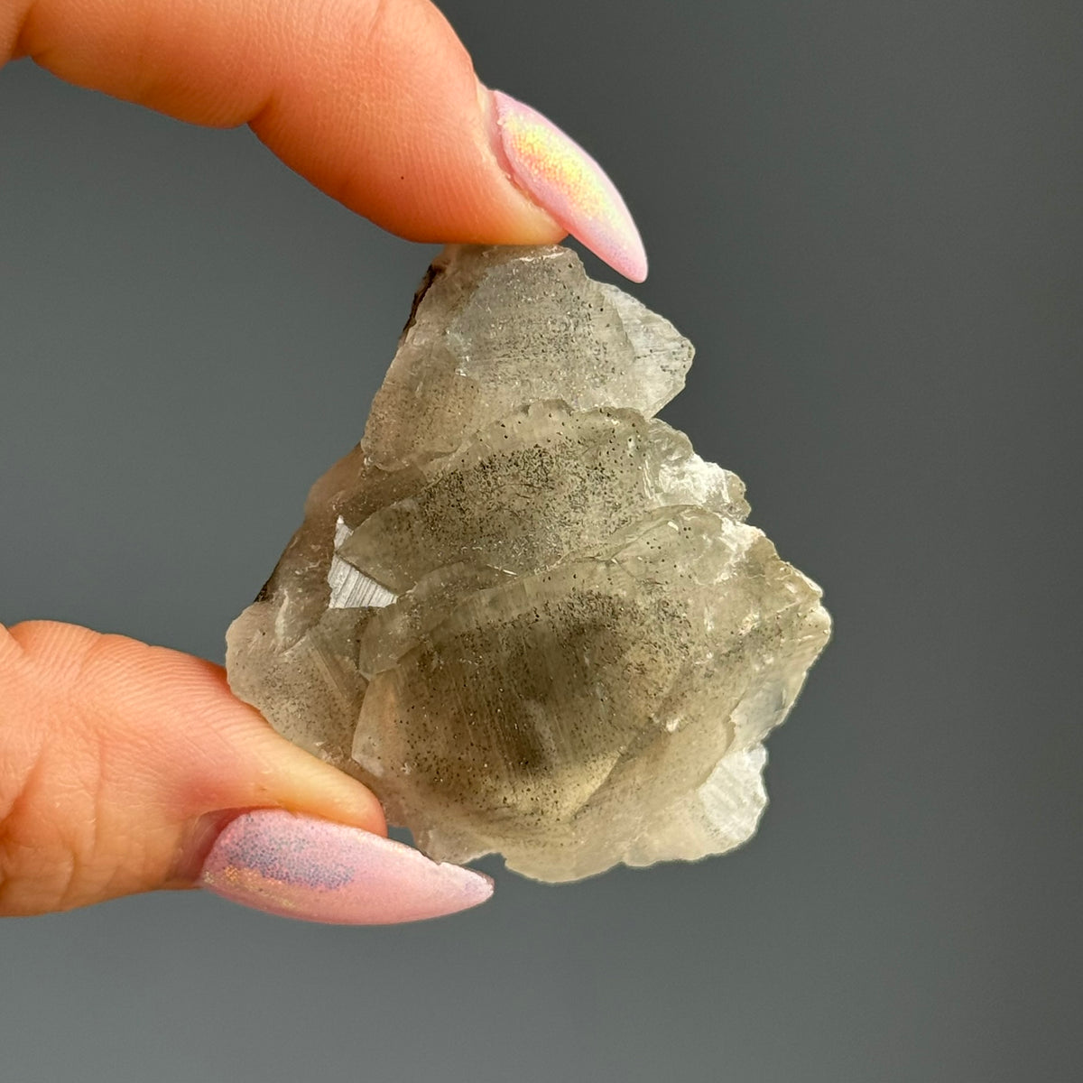 Pagoda Calcite with Pyrite Crystal Specimen – Wholehearted Crystal Creations