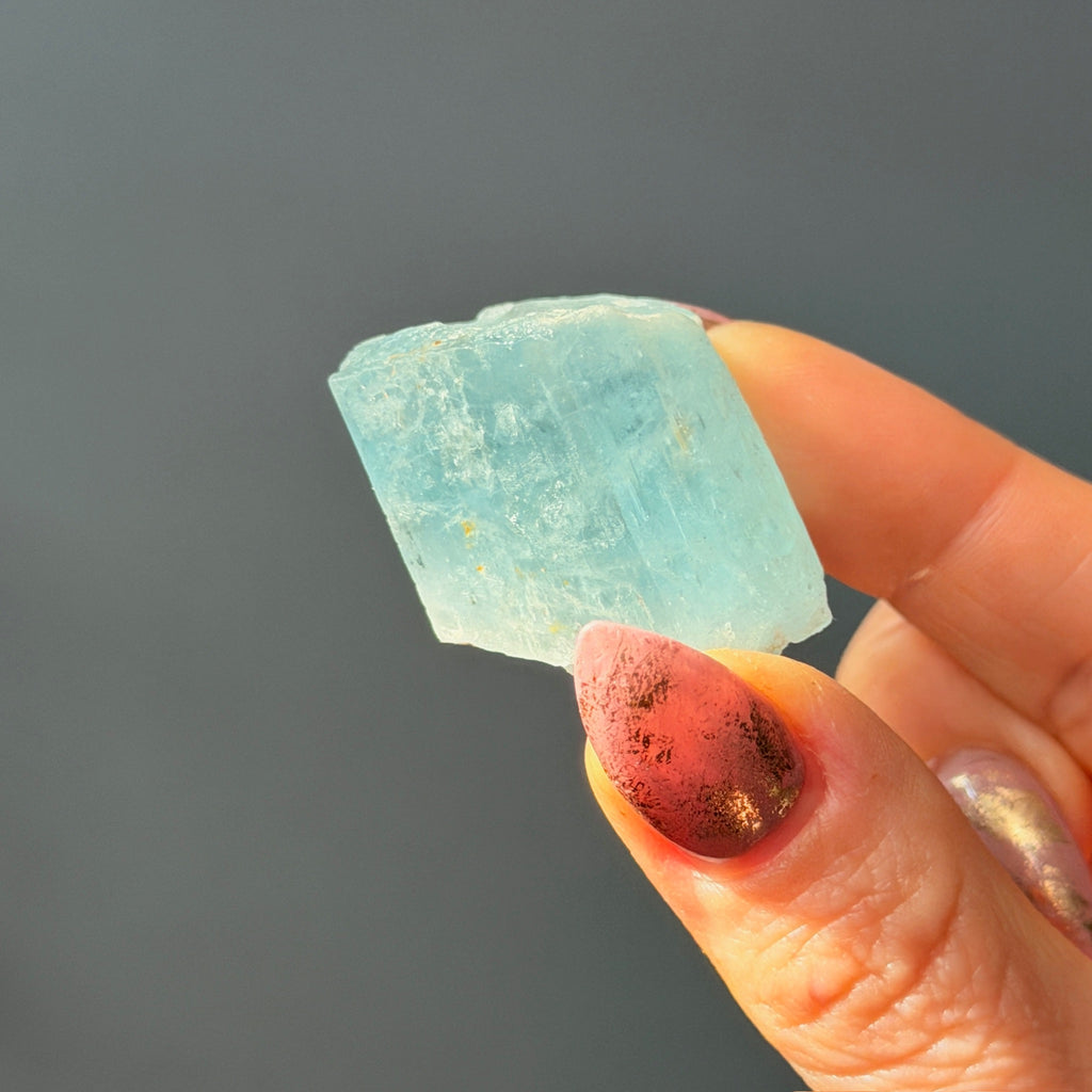 Aquamarine Beryl Specimen #AQ13 – Wholehearted Crystal Creations