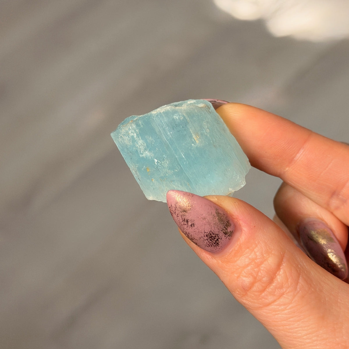 Aquamarine Beryl Specimen #AQ13 – view 3 – Wholehearted Crystal Creations