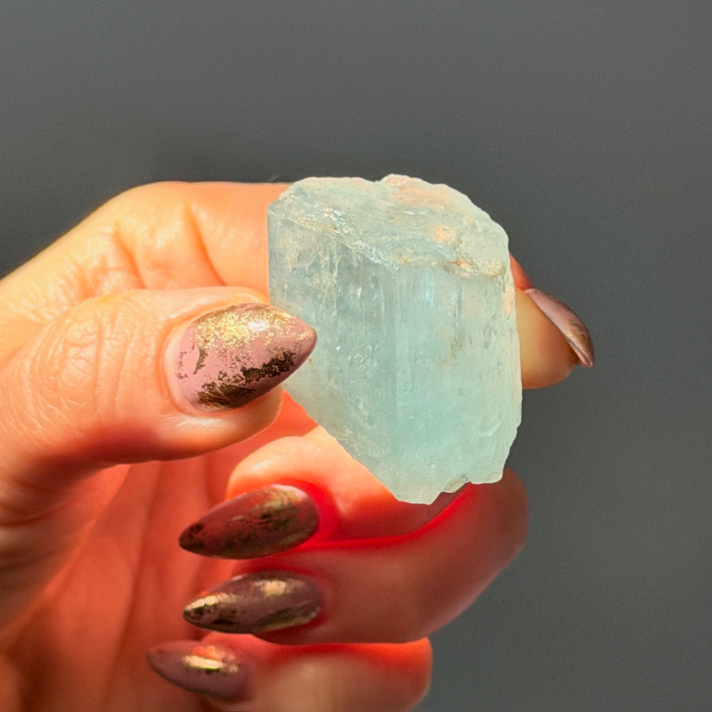Aquamarine Beryl Specimen #AQ13 – Wholehearted Crystal Creations