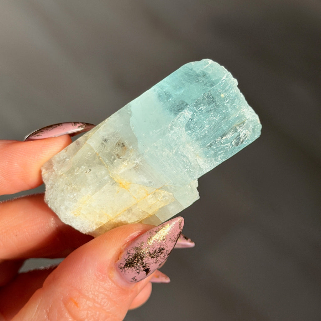 Aquamarine Beryl Specimen #AQ14 – Wholehearted Crystal Creations