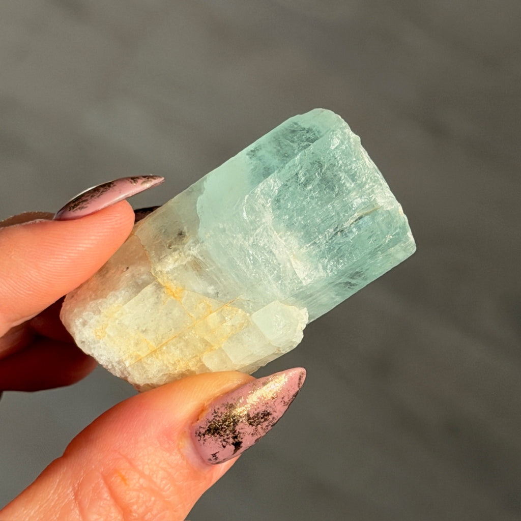 Aquamarine Beryl Specimen #AQ14 – Wholehearted Crystal Creations