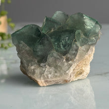 Green Cubic Fluorite Raw Crystal Specimen