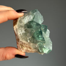 Green Cubic Fluorite Raw Crystal Specimen